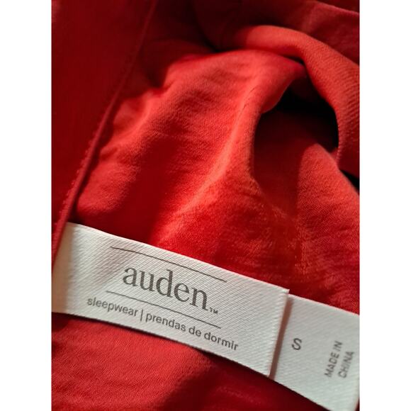 Auden Womens Red Nightshirt Size Small With Long Sleeves - Picture 3 of 5